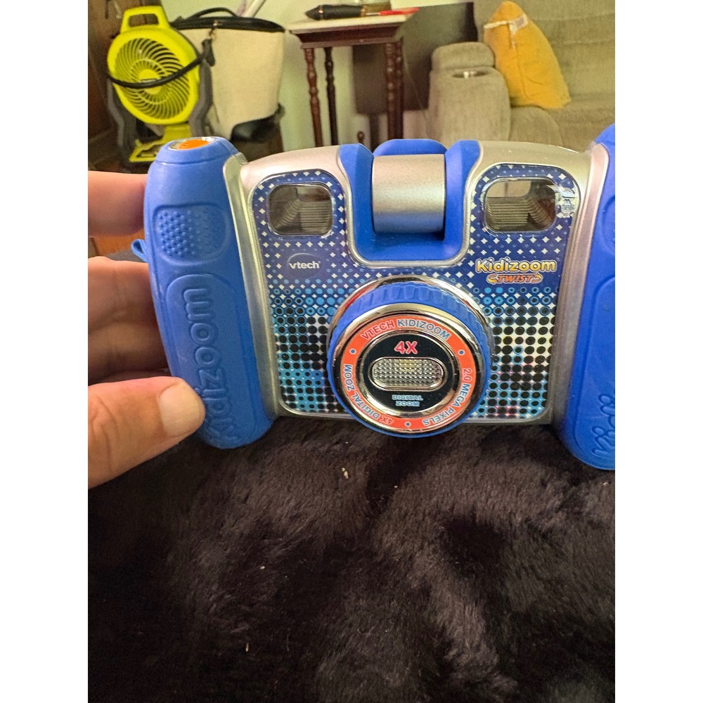 VTech Kidizoom Twist Blue Digital Camera 2.0MP 4X Zoom Kids Handheld Toy